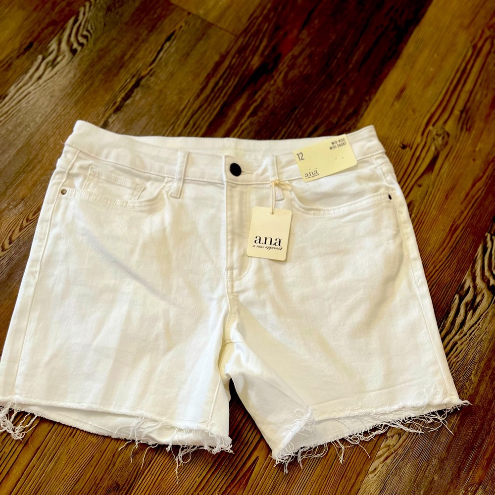 High waisted jean shorts (JC Penny) size 12 runs TTS!